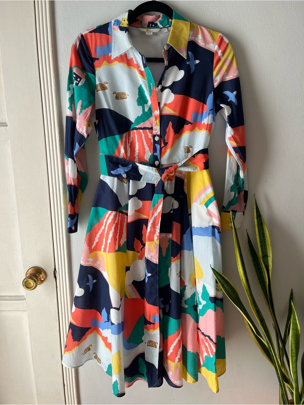 Boden• Kitty Shirt Dress• Size 6P